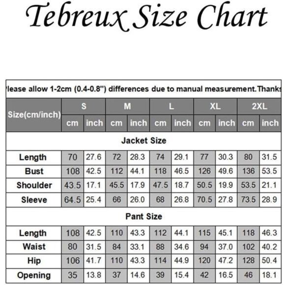 Men's Tracksuits 2 Piece Outfit Jogging Suits Set Casual Long Sleeve Sweatsuits - Picture 6 of 8